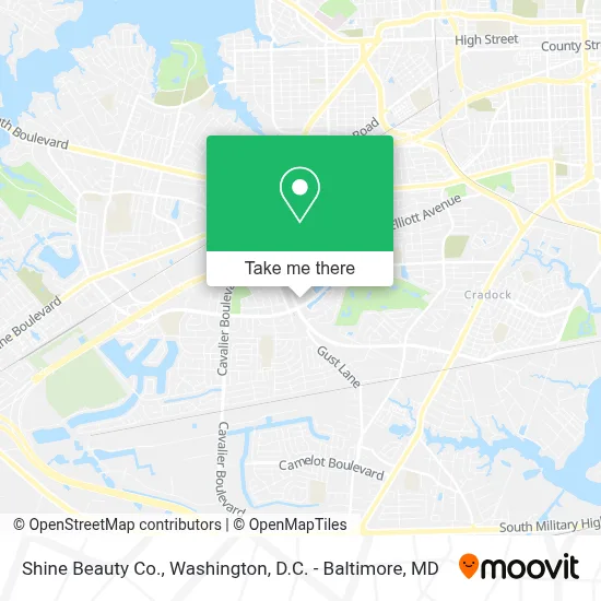 Shine Beauty Co. map