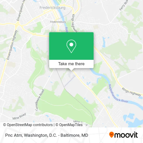 Pnc Atm map