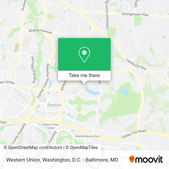 Western Union map