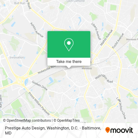 Prestige Auto Design map