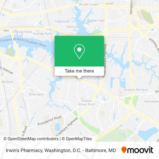 Irwin's Pharmacy map