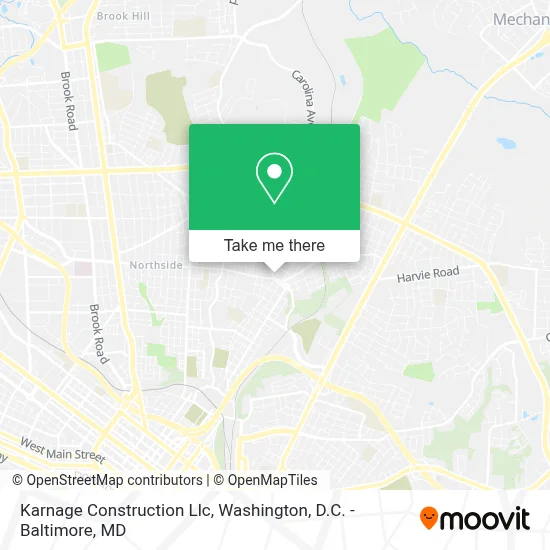Karnage Construction Llc map