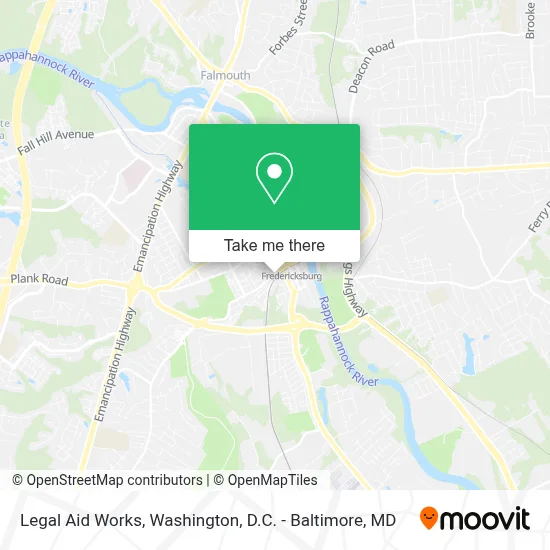 Legal Aid Works map