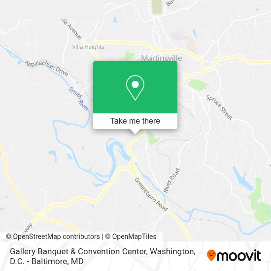 Gallery Banquet & Convention Center map