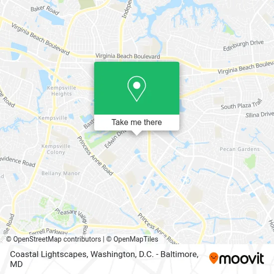 Coastal Lightscapes map