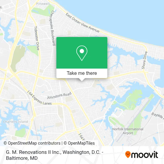 G. M. Renovations II Inc. map