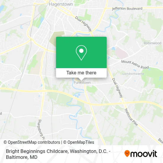 Bright Beginnings Childcare map