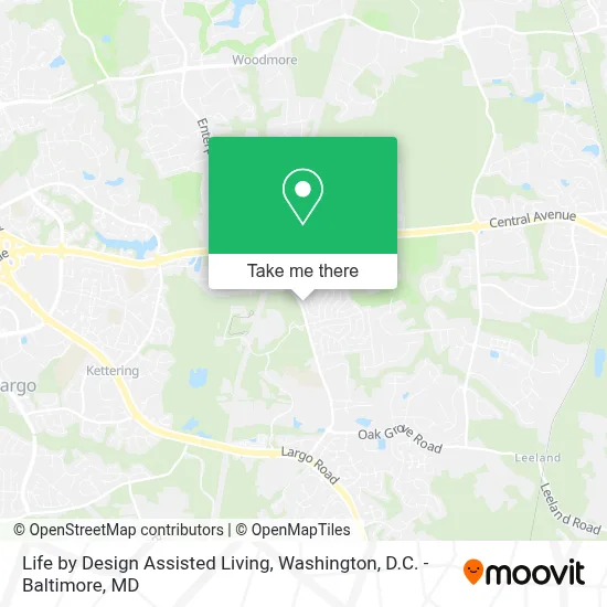 Life by Design Assisted Living map