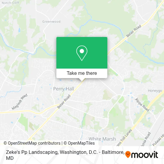 Zeke's Pp Landscaping map