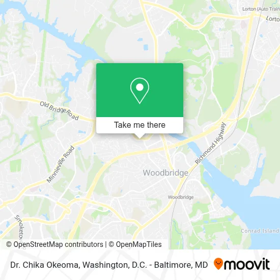 Dr. Chika Okeoma map