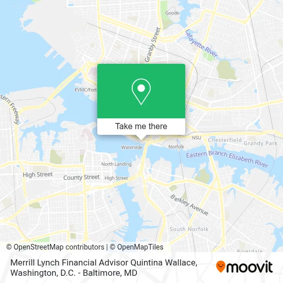 Merrill Lynch Financial Advisor Quintina Wallace map