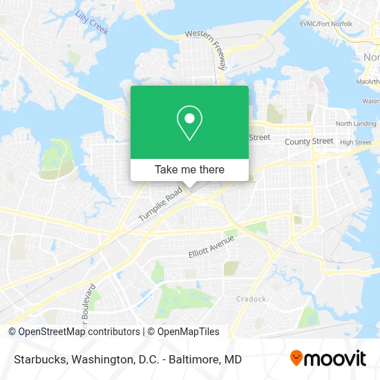 Starbucks map