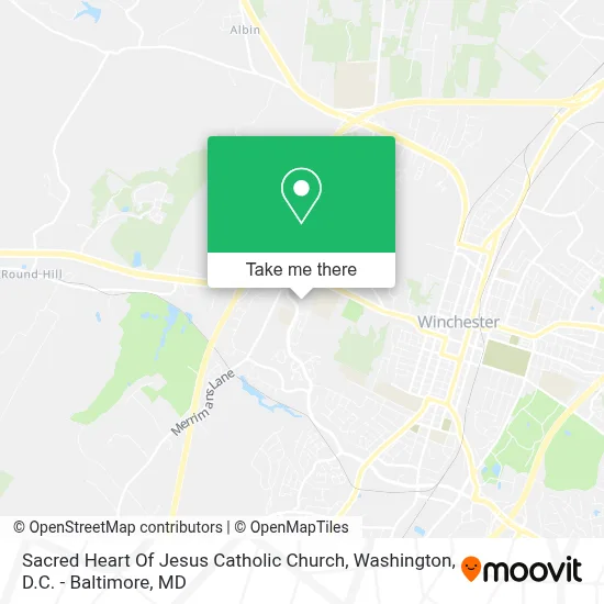Sacred Heart Of Jesus Catholic Church map