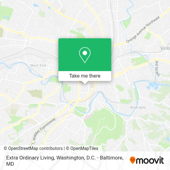 Extra Ordinary Living map