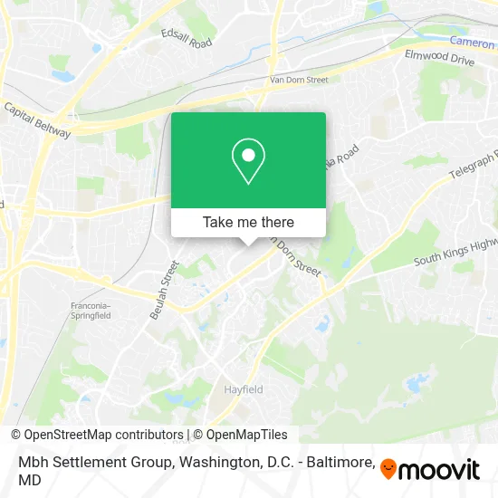 Mbh Settlement Group map