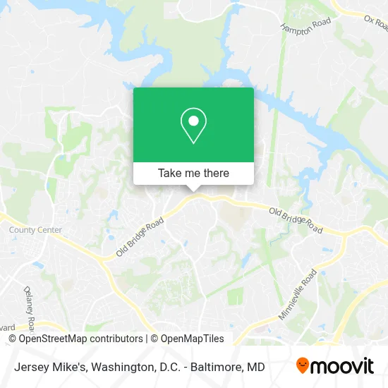 Jersey Mike's map