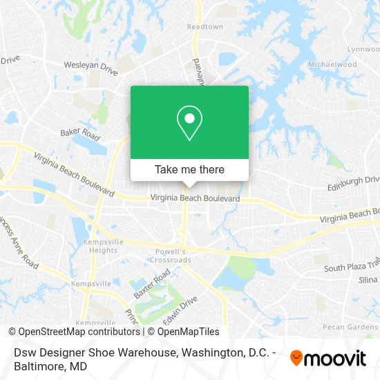 Dsw Designer Shoe Warehouse map