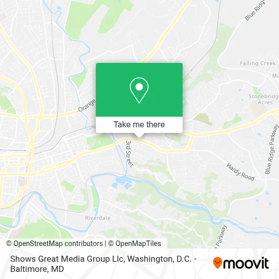 Shows Great Media Group Llc map