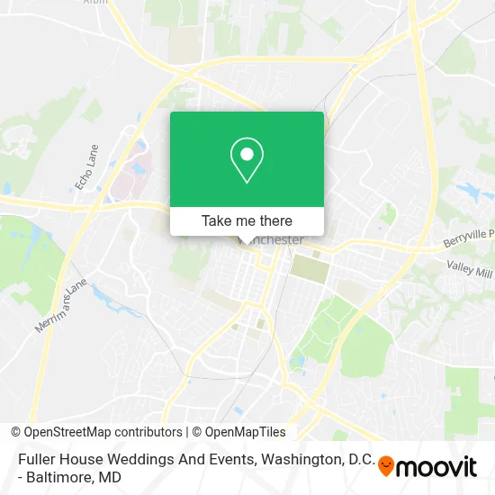 Fuller House Weddings And Events map