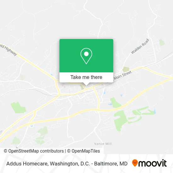 Addus Homecare map