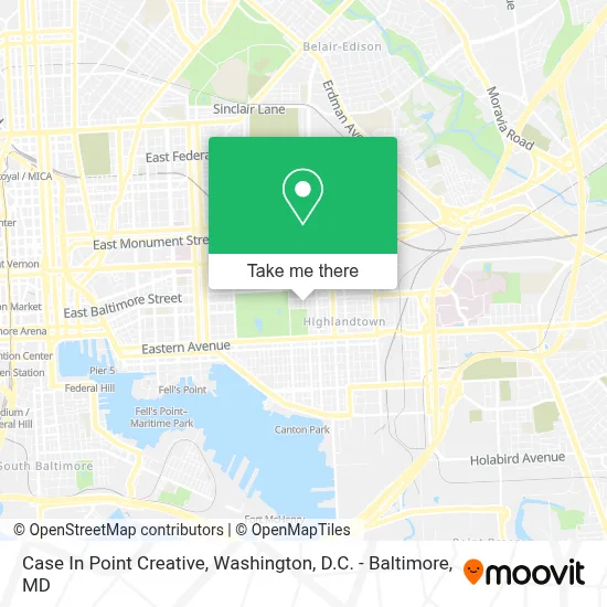 Case In Point Creative map
