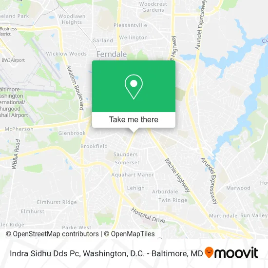 Indra Sidhu Dds Pc map