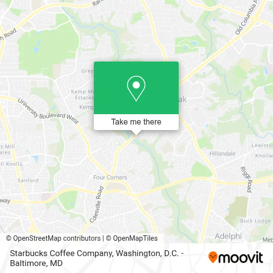 Starbucks Coffee Company map