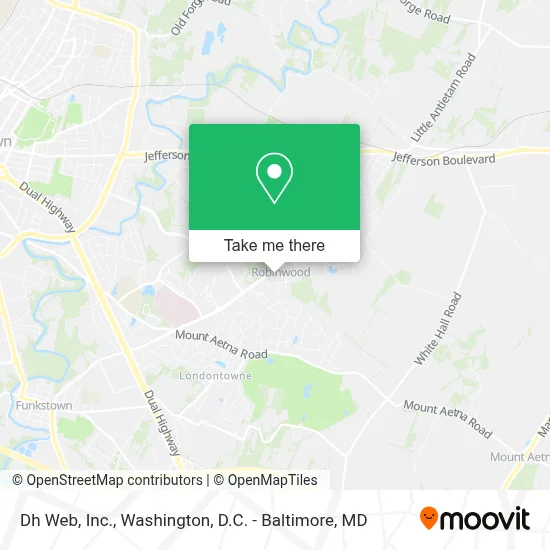 Dh Web, Inc. map