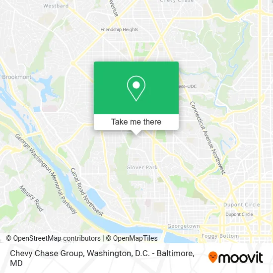 Chevy Chase Group map