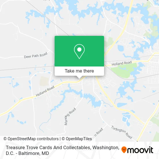 Treasure Trove Cards And Collectables map