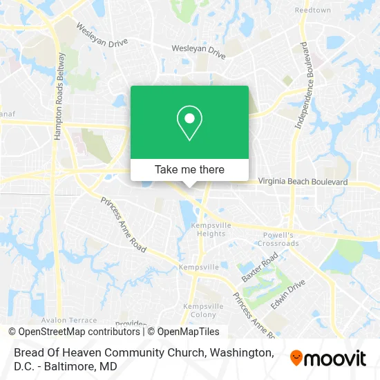 Bread Of Heaven Community Church map