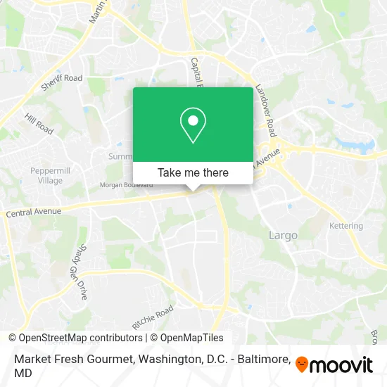Market Fresh Gourmet map