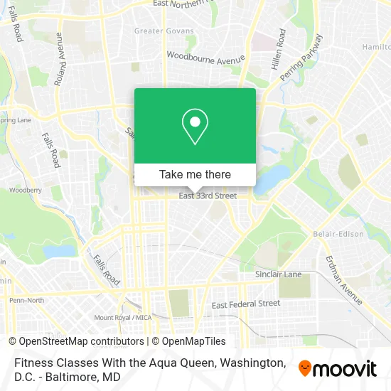 Fitness Classes With the Aqua Queen map