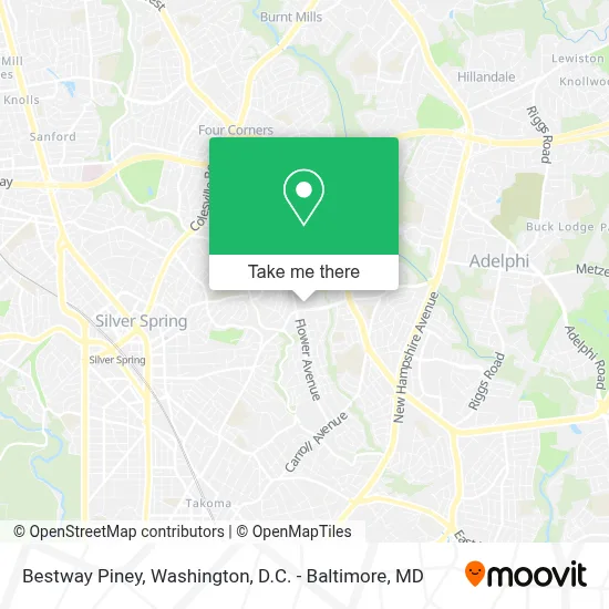 Bestway Piney map
