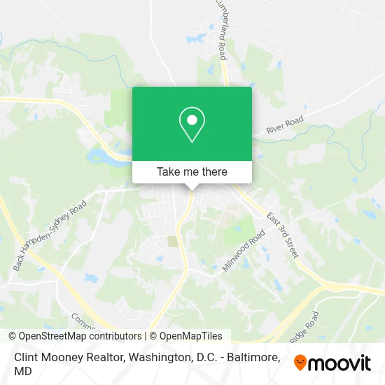 Clint Mooney Realtor map