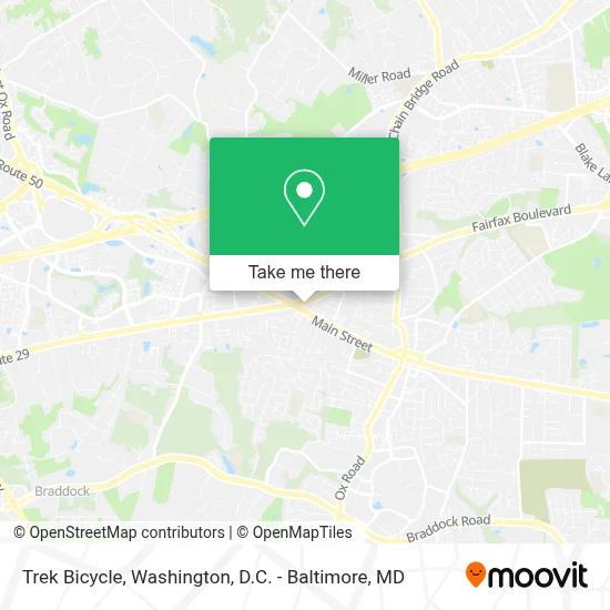 Trek Bicycle map