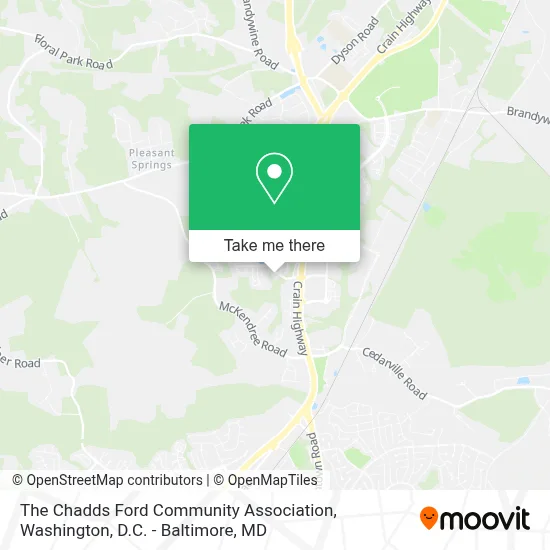 The Chadds Ford Community Association map