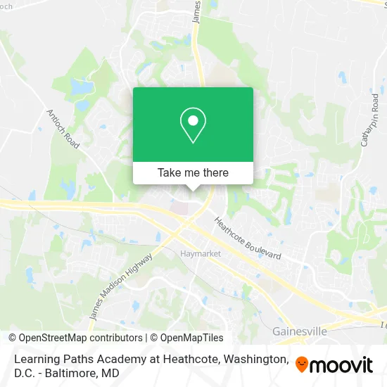 Learning Paths Academy at Heathcote map