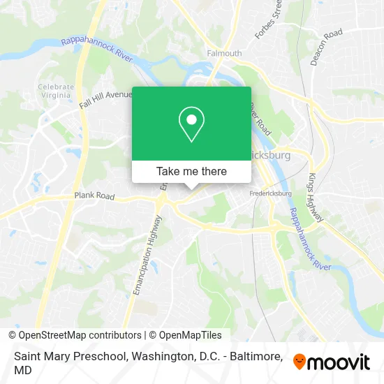 Saint Mary Preschool map