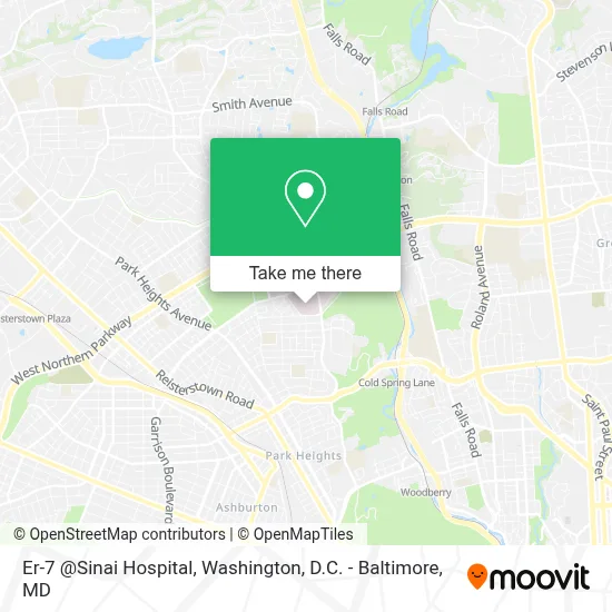 Er-7 @Sinai Hospital map