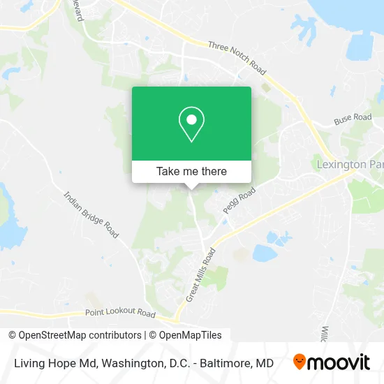 Living Hope Md map
