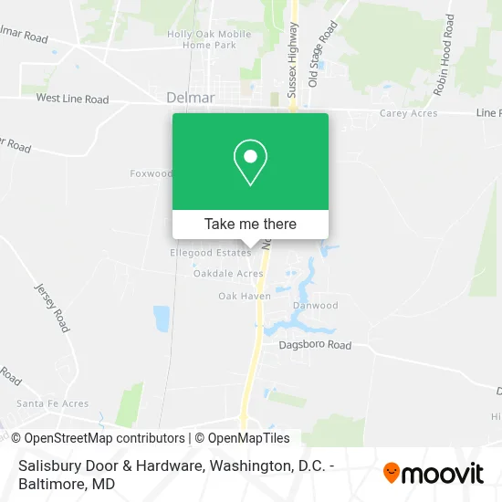 Salisbury Door & Hardware map