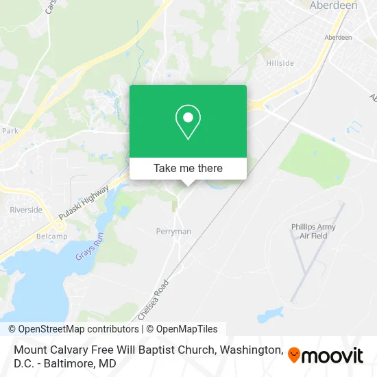 Mount Calvary Free Will Baptist Church map
