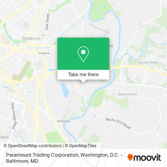 Paramount Trading Corporation map