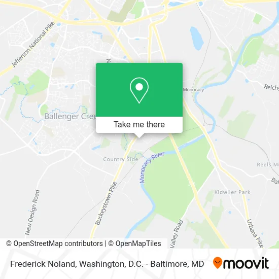 Frederick Noland map