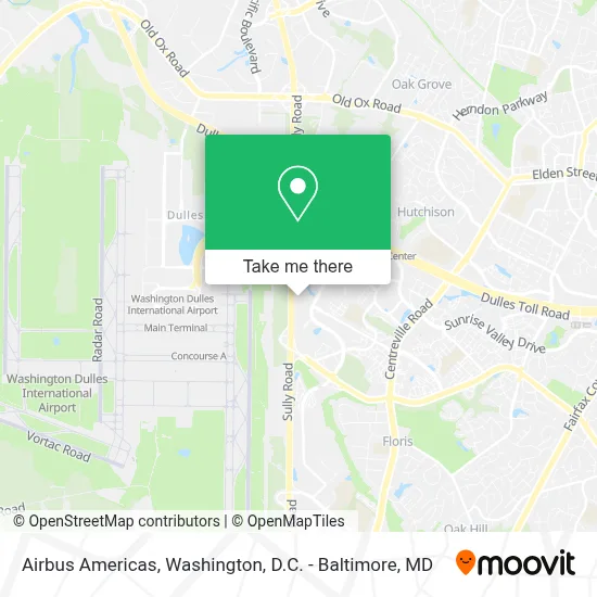 Airbus Americas map