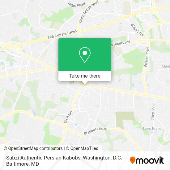 Sabzi Authentic Persian Kabobs map
