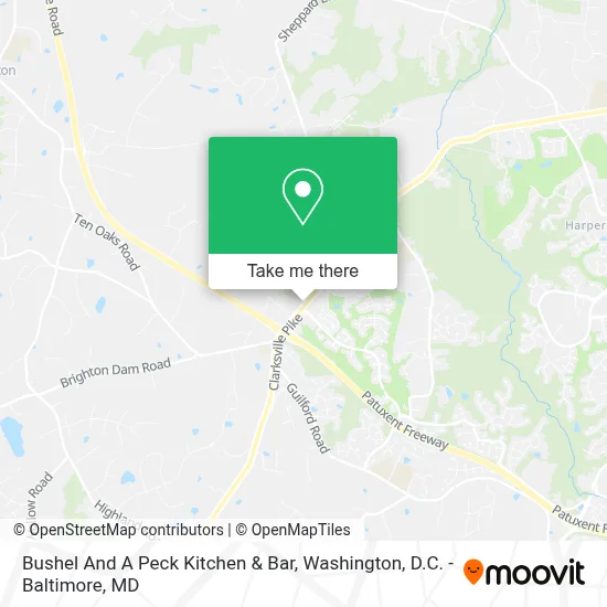 Bushel And A Peck Kitchen & Bar map