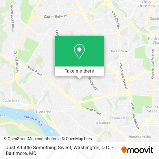 Just A Little Something Sweet map