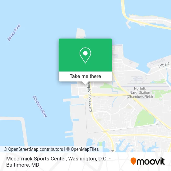 Mccormick Sports Center map